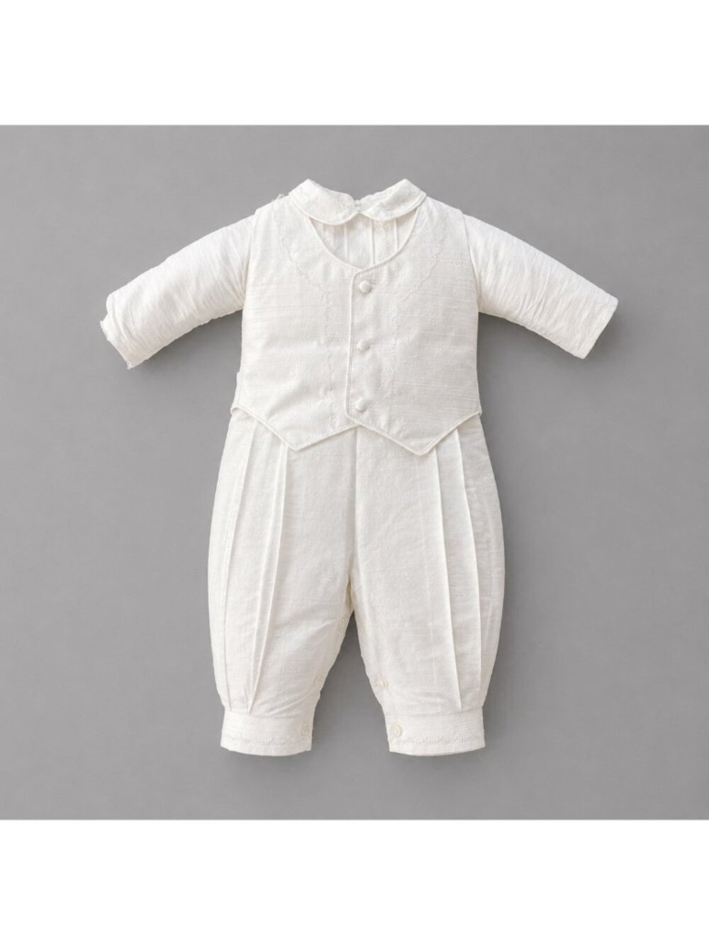 Piccolo Bacio Classic Cream Infant Matching Set Baptism/Christening